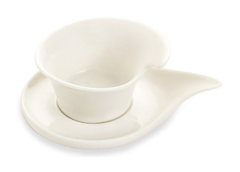 Gastro Studio Krem Fincan ve Tabağı