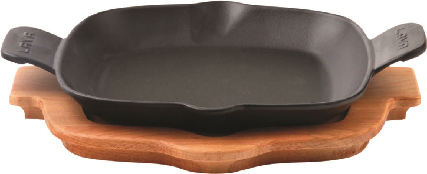 FRYING PANS, DUAL HANDLE