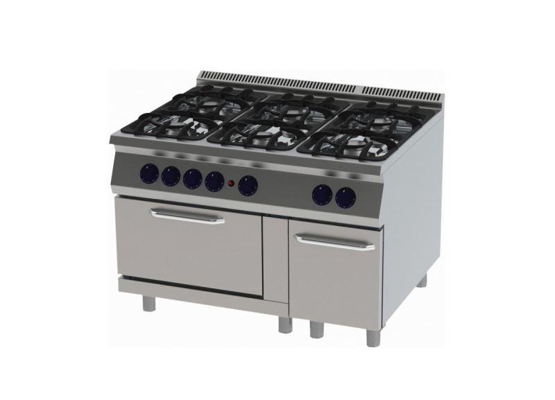RANGE WITH OVEN WITH GAS