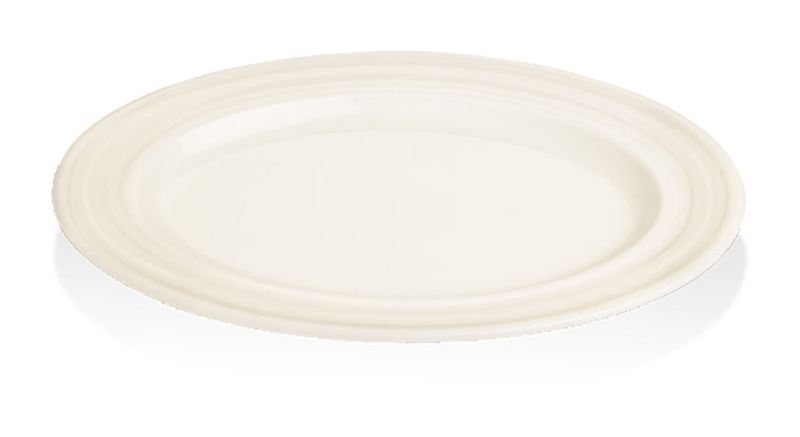 Lizbon Krem Düz Tabak