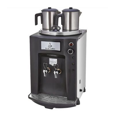 Remta DE11P Premium Jumbo Çay Makinesi, 2 Demlikli, 23 L, Siyah