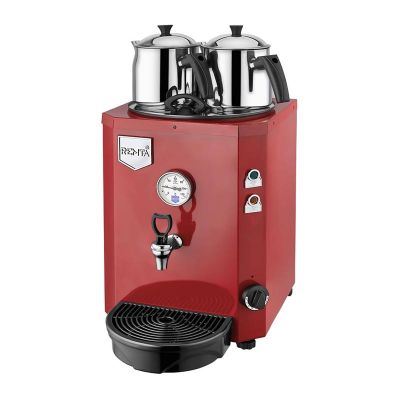 Remta DE11S Jumbo Şamandıralı Çay Makinesi, 2 Demlikli, 23 L, Elektrikli